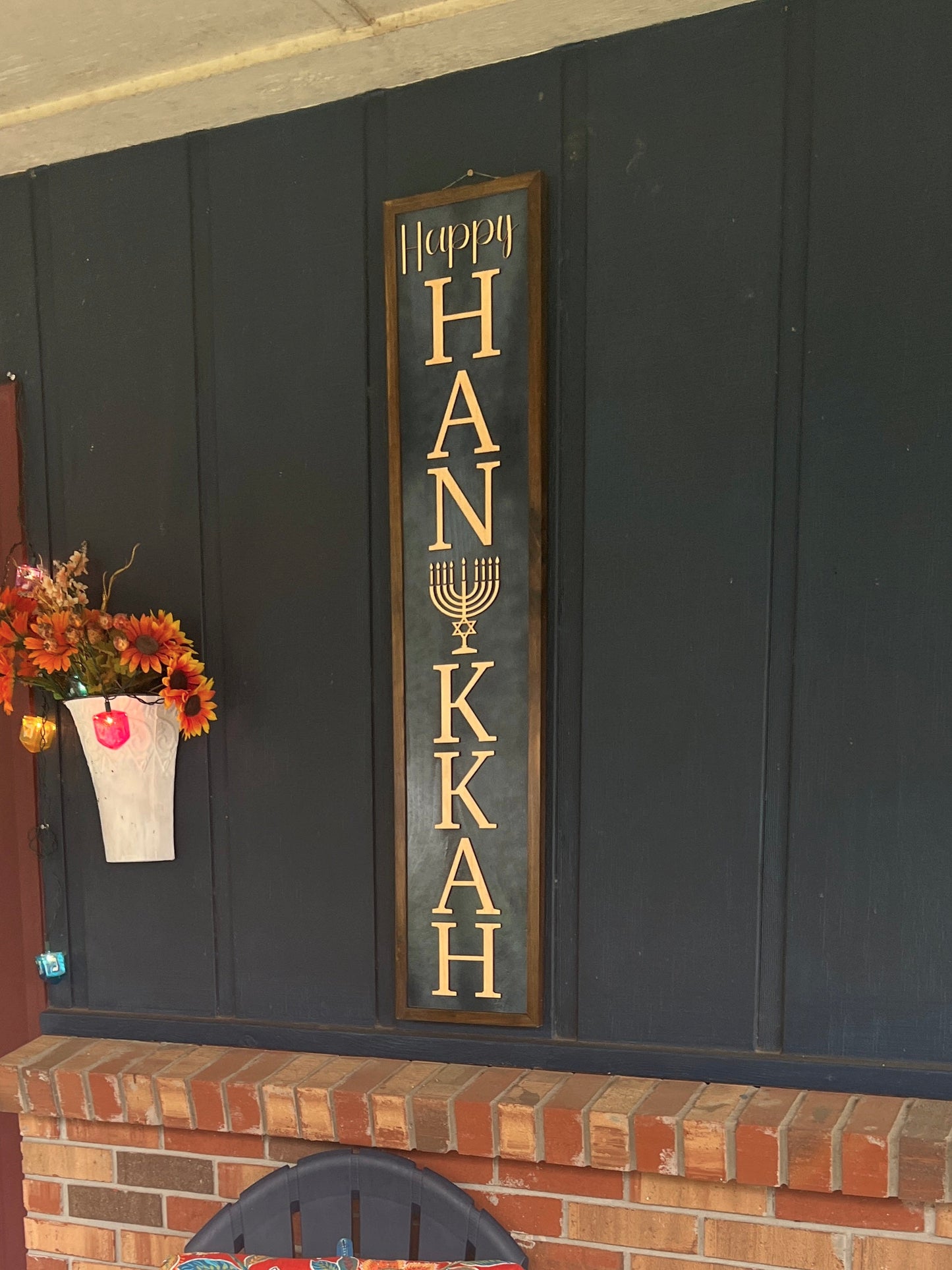 Happy Hanukkah Door Post