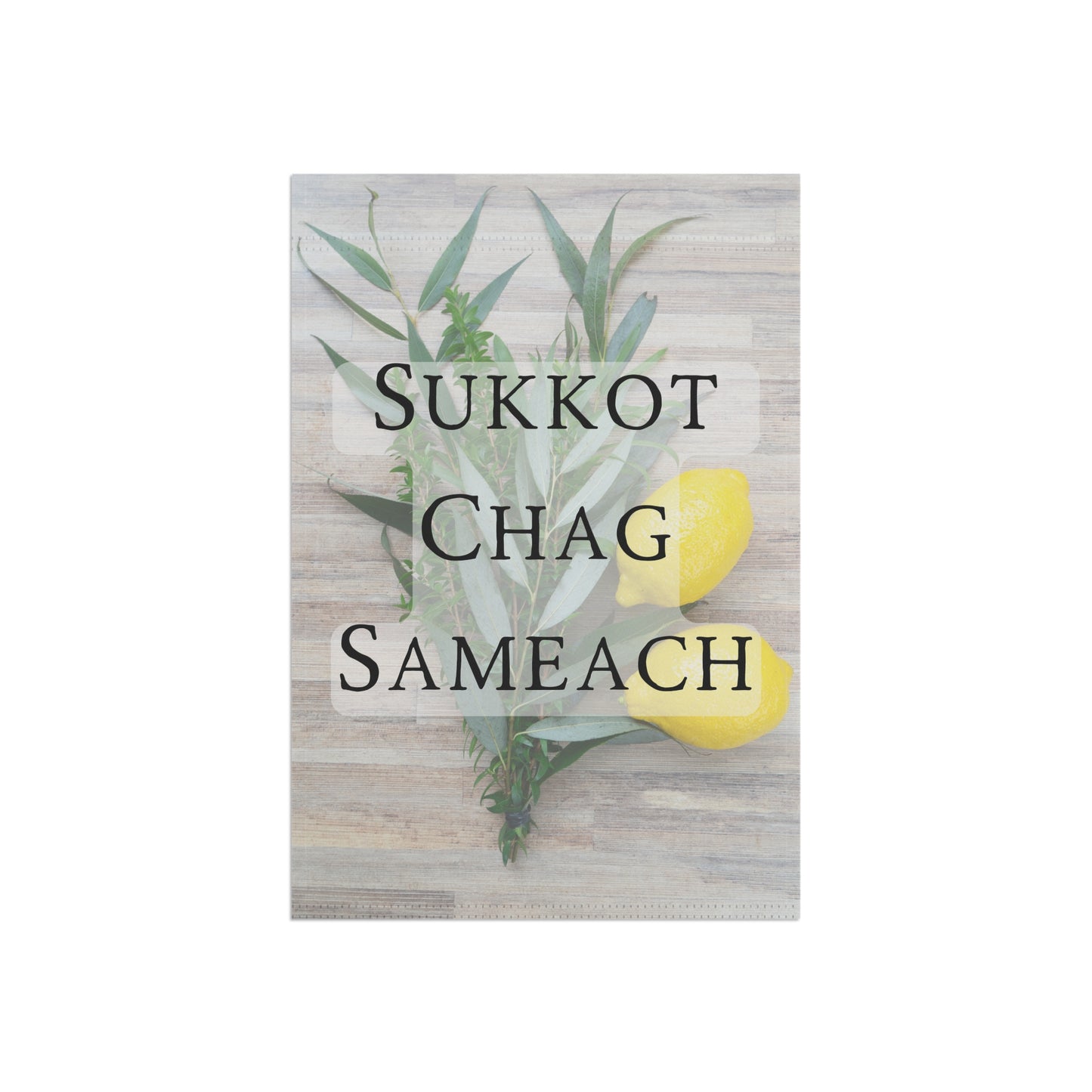 Garden & House Sukkot Banner