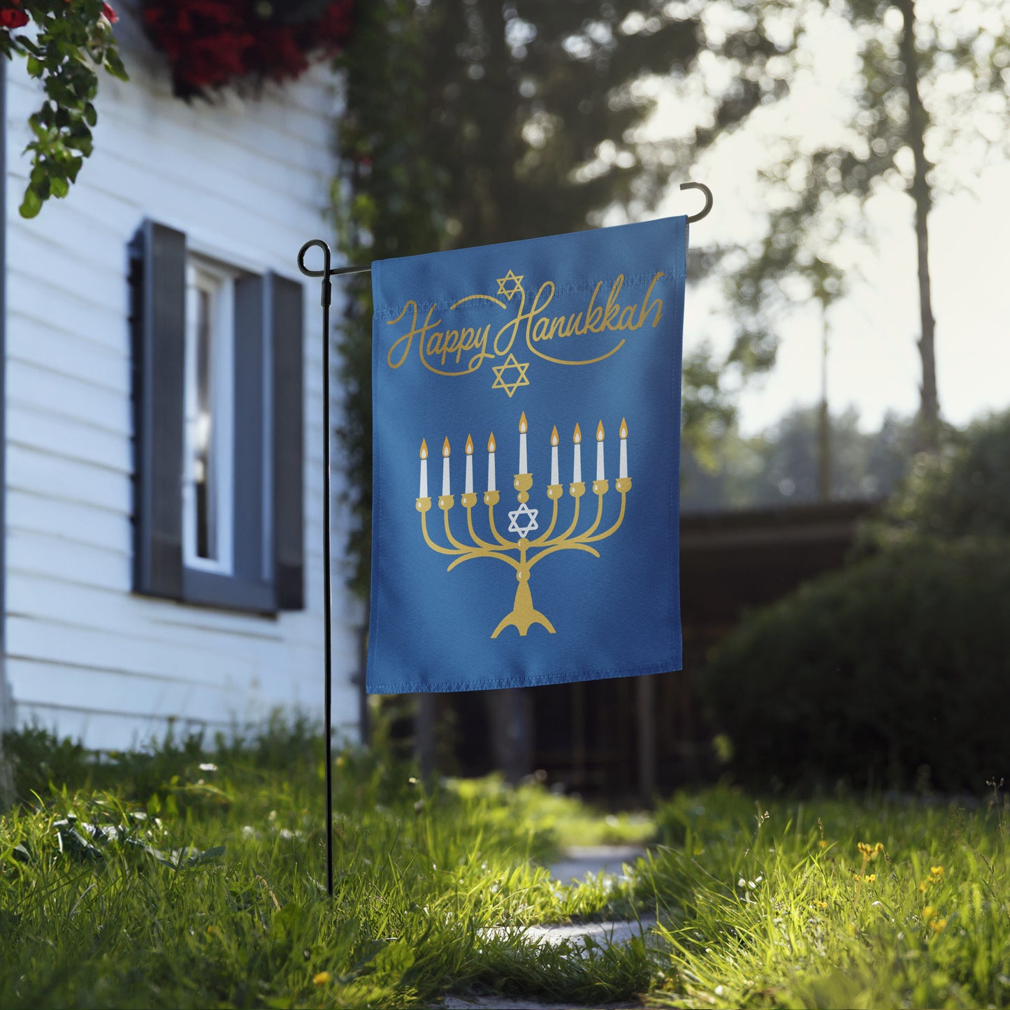 Hanukkah Flag, Festival Of Lights Banner