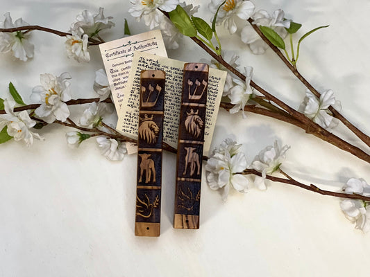 Olive Wood Mezuzah Case